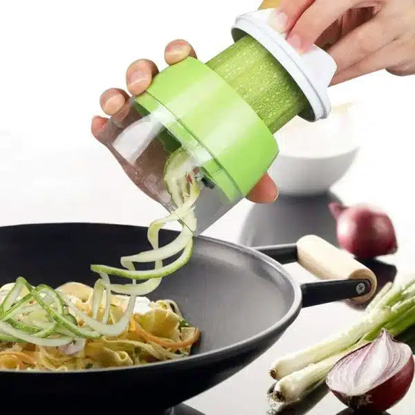 π₯ Vegetable Spiral Cutter | 4 in 1 Multi-Function Slicer