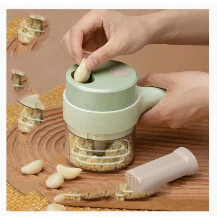 π³ 4 in 1 Electric Handheld Cooking Hammer | Vegetable Cutter Set & Food Chopper