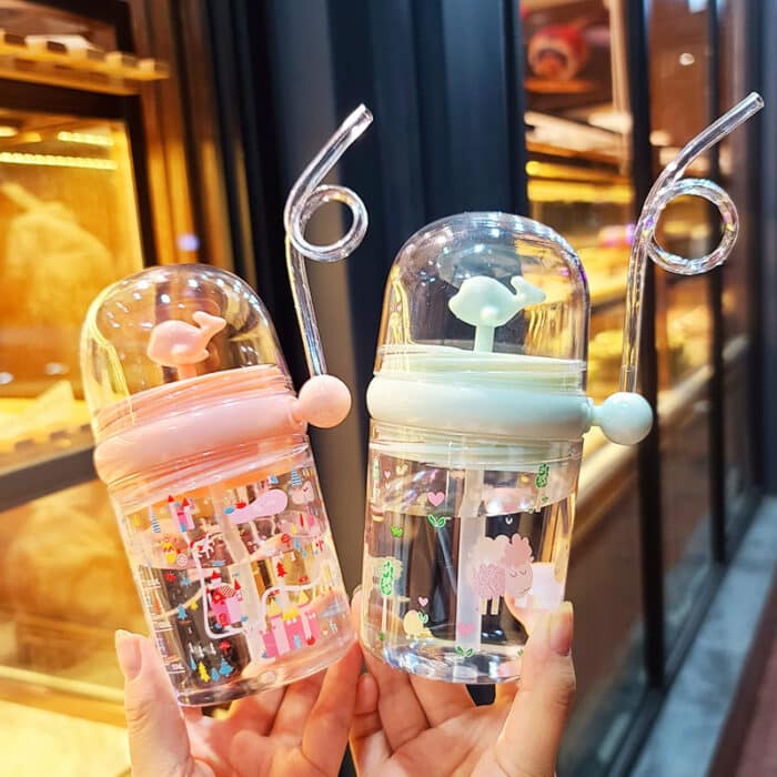 ๐ผ Baby Water Bottle | Cartoon Whale Children Cup
