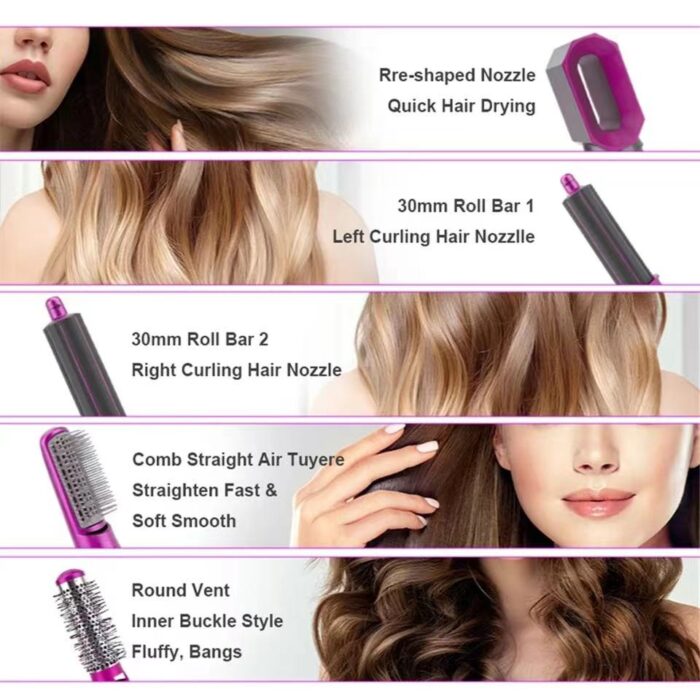 5 in 1 Hot Air Styler | Hair Dryer Styling Tool