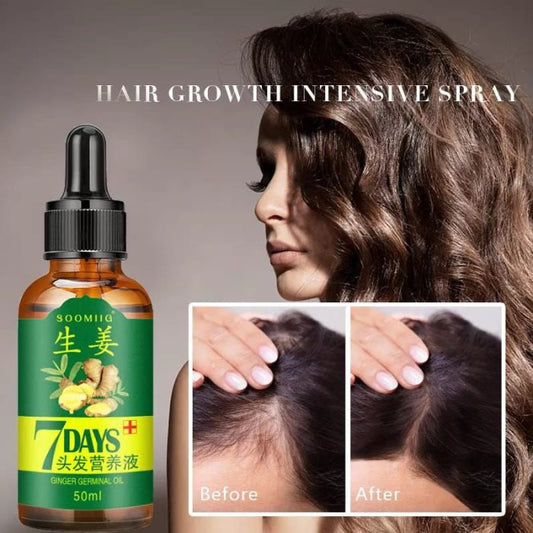 🌿 7 Day Ginger Germinal Oil | Hair Growth Essence & Hair Care Solution