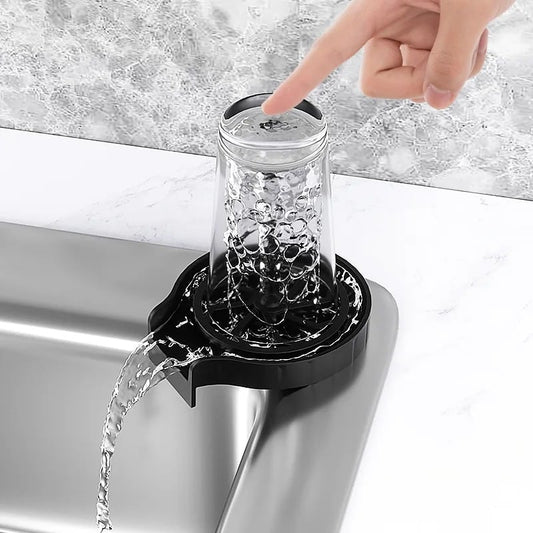 🥤 Automatic Cup Washer | Glass Rinser for Kitchen & Dishwasher Sink